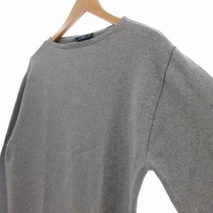 SAINT JAMES バスクシャツ カットソー 長袖 仏製 L グレー /UO