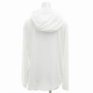 DESCENTE MOVE SPORT タグ付き サンスクリーン シャツパーカー ジップアップフーディ ロゴ 長袖 L 白