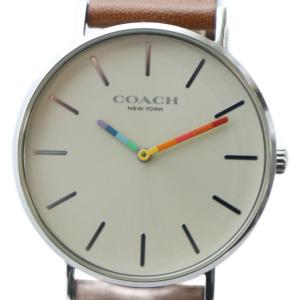 腕時計 ウォッチ クォーツ 白文字盤 レザーベルト ロゴ シルバー色 CA.120.7.14.1596