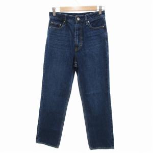 24AW デニムパンツ ジーンズ ジッパーフライ ストレートシルエット 34 インディゴブルー /JS