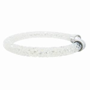 SWAROVSKI クリスタルダストブレスレット バングル アクセサリー ビジュー 白 ホワイト 5250072 /GV