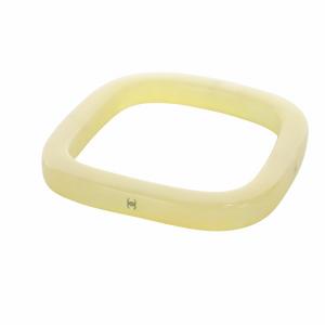 99P ヴィンテージ バングル ブレスレット アクセサリー ココマーク スクエア ロゴ ベージュ AA