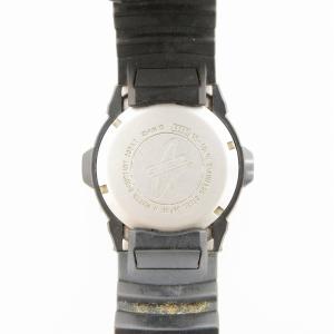 CASIO G-SHOCK 腕時計 電波ソーラー GIEZ アナログ カレンダー付き ラバーバンド 黒 ブラック GS-1000J