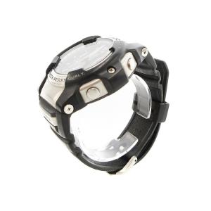 CASIO G-SHOCK 腕時計 電波ソーラー GIEZ アナログ カレンダー付き ラバーバンド 黒 ブラック GS-1000J