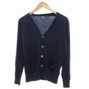 カーディガン ニット Vネック XS ネイビー /JS