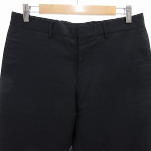 PRADA パンツ スラックス モヘア混 46R ダークネイビー /UO AA