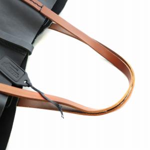 HERZ ソフト革 トートバッグ 横型 ハンド レザー A4サイズ 黒 ブラック T-206 /MQ