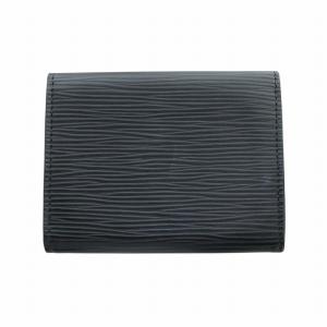LOUIS VUITTON エピ アンヴェロップ カルト ドゥ ヴィジット M56169 カードケース ロゴ レザー 黒 ブラック