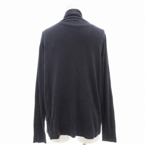OLD ENGLAND アンサンブルニット カーディガン タンクトップ ボタンレス ドレープ S ネイビー /JS