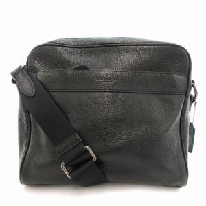 チャールズ カメラバッグ ショルダー レザー 黒 ブラック F24876 /UO