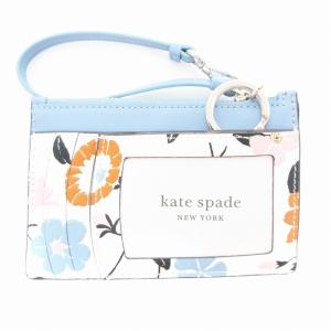 kate spade new york NEW YORK 美品 コインケース 小銭入れ パスケース 花柄 マルチカラー /AE