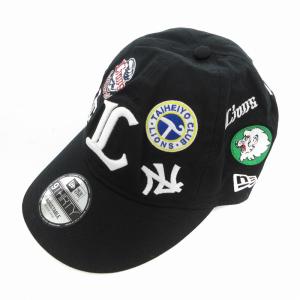 埼玉西武ライオンズ LIONS 9THIRTY タグ付き キャップ 帽子 ワッペン 刺繍 黒 ブラック