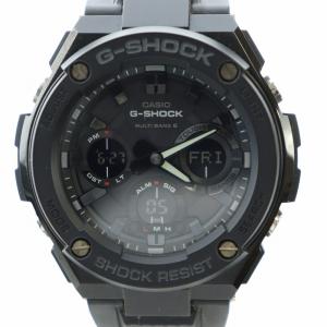 G-STEEL 腕時計 ウォッチ 電波ソーラー アナデジ ロゴ デイト カレンダー付き 黒 ブラック GST-W100G-1BJF