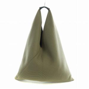 CLASSIC JAPANESE HANDBAG トートバッグ ハンド メッシュ ロゴ カーキ SB5WD0004