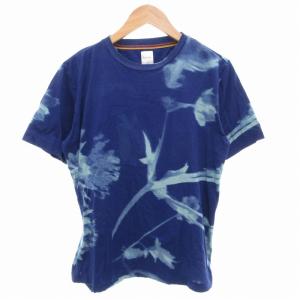 20SS Tシャツ 半袖 クルーネック 総柄 L 青 ブルー /GV