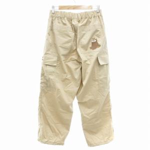 graniph タグ付き カーゴパンツ イカクサボリ イージー 刺繍 S ベージュ 028000371 /AE