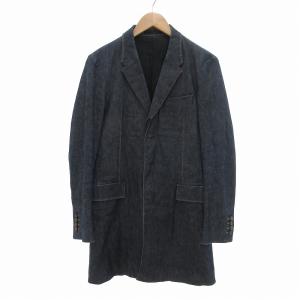 チェスターデニムコート ステッチ ストレッチ 44 インディゴブルー /UO