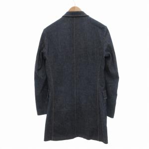 TOMORROWLAND チェスターデニムコート ステッチ ストレッチ 44 インディゴブルー /UO