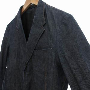 TOMORROWLAND チェスターデニムコート ステッチ ストレッチ 44 インディゴブルー /UO