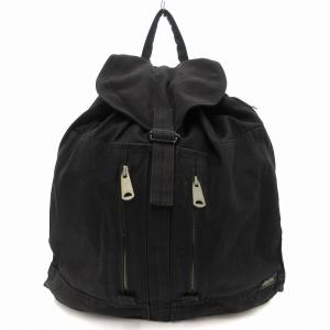 ページ リュックサック バックパック ロゴ ヘリンボーン ブラック 717-06465 /JS