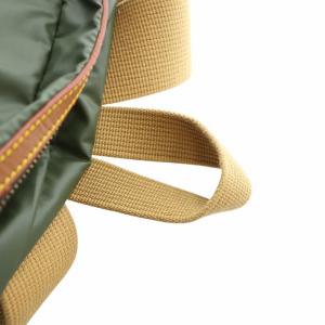 HUNTING WORLD バチューライト リュックサック バックパック ロゴ ナイロン レザー カーキ 緑 グリーン /MQ