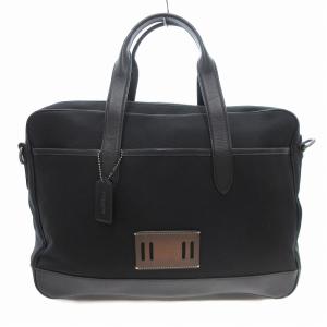 ブリーフケース 書類カバン ショルダーバッグ レザーハンドル ブラック F31277 /JS