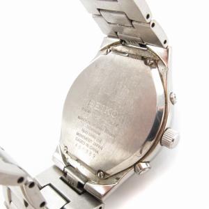 SEIKO 腕時計 電波ソーラー アナログ カレンダー付き チタン ステンレス 銀色 7B42-0AN0 /UO