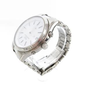 SEIKO 腕時計 電波ソーラー アナログ カレンダー付き チタン ステンレス 銀色 7B42-0AN0 /UO