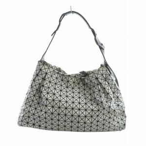 BAOBAO ISSEY MIYAKE PRISM ハンドバッグ グレー シルバーカラー BB55-AG065