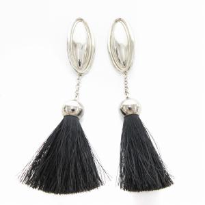 復刻 メタルピースフリンジイヤリング タッセル シルバーカラー TP62-AK276 /JS