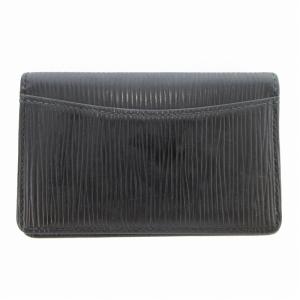 LOUIS VUITTON エピ ポシェット カルト ウィジット カードケース 名刺入れ M56572 黒 ブラック /JS