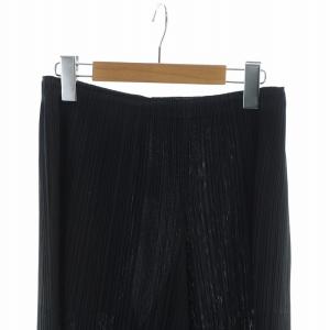 PLEATS PLEASE ISSEY MIYAKE イッセイミヤケ プリーツパンツ 5 ブラック PP41-JF403