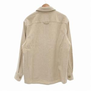 A.P.C. コーデュロイシャツジャケット リネン混 長袖 M ベージュ /UO