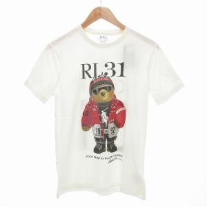 タグ付き Tシャツ 半袖 ポロベア プリント S ホワイト /JS