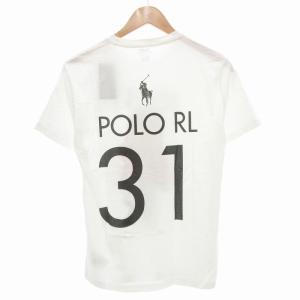 POLO RALPH LAUREN タグ付き Tシャツ 半袖 ポロベア プリント S ホワイト /JS