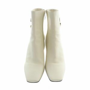 JIMMY CHOO MINORI ショートブーツ 37 ホワイト