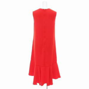 ADEAM ワンピース ノースリーブ ミモレ ロング 0 朱色 41498 /UO