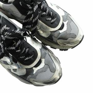 VALENTINO GARAVANI ローカットスニーカー シューズ  靴 ロゴ 迷彩柄 40 25cm メタル グレー TRB05Y0 /MQ