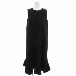 ワンピース ノースリーブ ロング 34 黒 ブラック /FF