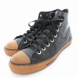 CONVERSE オールスター ハイカット スニーカー レザー 27.5cm ブラック /UO AA