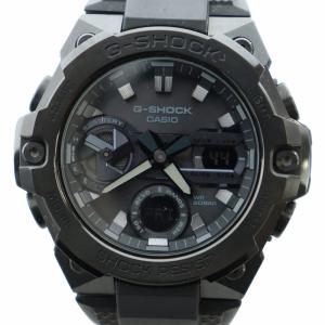 G-STEEL Series 腕時計 ソーラー 黒文字盤 カレンダー付き デイト アナデジ