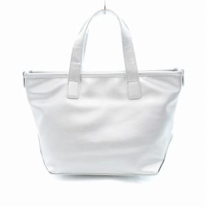 MASTER BUNNY タグ付き カートバッグ トート エンボスロゴ 合成皮革 FR シルバーカラー 758-2281001 /UO