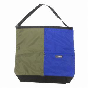 ユーティリティーショルダーバッグ ナイロン ロゴパッチ ブルー カーキ SUOF997 /UO