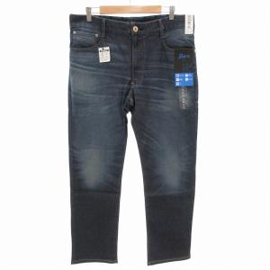 タグ付き JERSEYS レギュラーストレート COOL TOUCH デニムパンツ ジーンズ リネン混