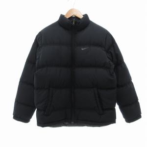 ダウンジャケット リバーシブル L ブラック系