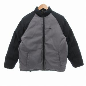 NIKE ダウンジャケット リバーシブル L ブラック系