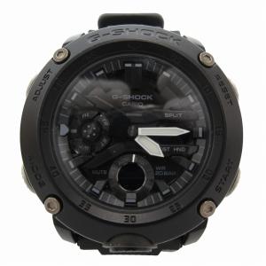 ジャンク品 カーボンコアガード 腕時計 ウォッチ アナデジ 2針 黒 ブラック GA-2000E-4JR