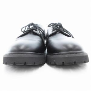 GLOBAL WORK ポストマンシューズ プレーントゥ レースアップ L ブラック /UO