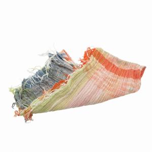 tamaki niime マフラー ストール フリンジ コットン 総柄 マルチカラー /FF