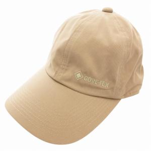 タグ付き ゴアテックス GORE-TEX キャップ 帽子 防水 ロゴ刺繍 F ベージュ B2JWB00349